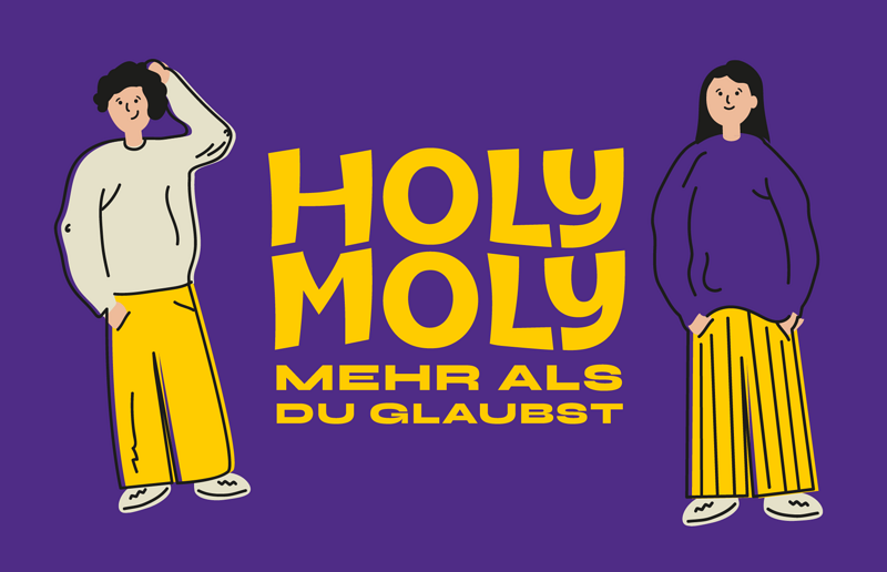 Sujet für Lehrlingskampagne 'Holy Moly'