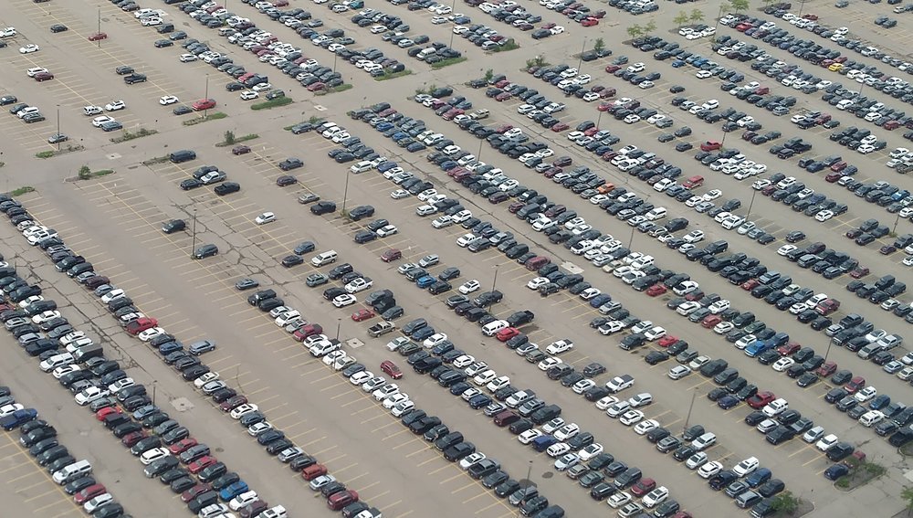 Geparkte Autos