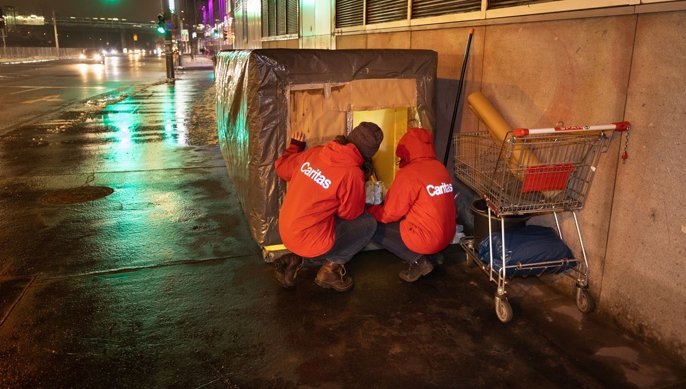 Caritas startet Kältetelefon und Winternothilfe in Wien