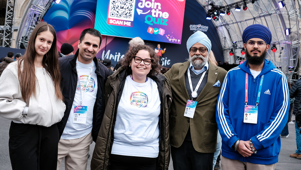 Interreligiöser Pavillon im ESC-Village eröffnet