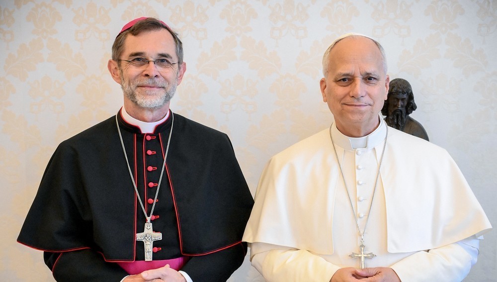 Josef Grünwidl und Papst Leo XIV.