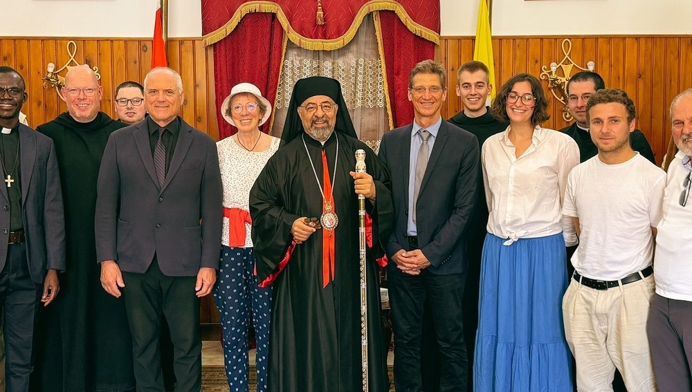Patriarch der koptisch-katholischen Kirche, Ibrahim Isaac Sidrak, mit Delegation aus Salzburg um Dekan Dietmar Winkler