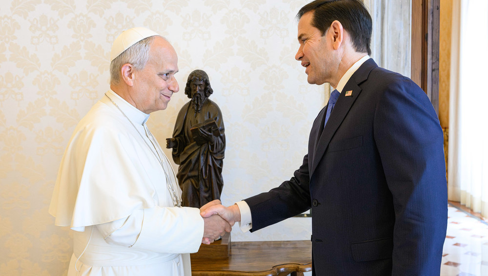 Papst Leo XIV. und Marco Rubio