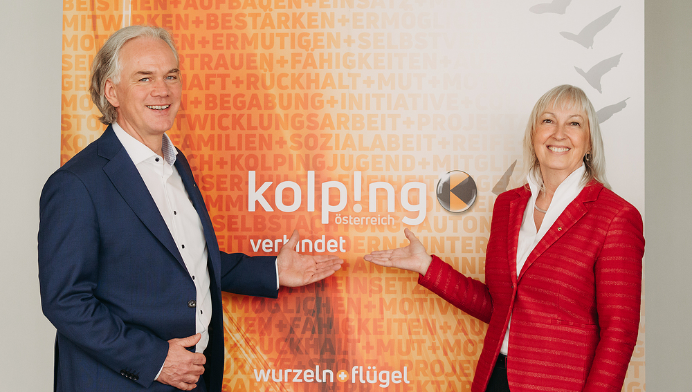 Mit 20. Mai 2026 übernimmt Wolfgang Engelmaier das Amt des Präsidenten des katholischen Sozialverbandes - v.l.: Mag. Wolfgang Engelmaier, Mag. Christine Leopold