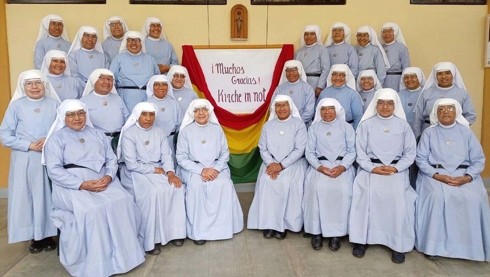 Ordensschwestern in Bolivien drücken ihre Dankbarkeit gegenüber „Kirche in Not“ aus
